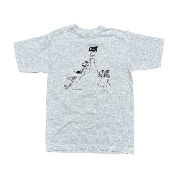 Vintage 90s Einstein E MC 2 Funny Evolution Single Stitch T Shirt Mens Medium - Picture 1 of 9